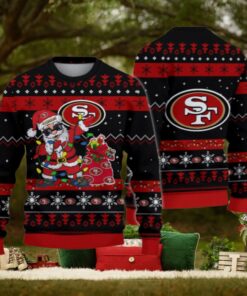 San Francisco 49ers Santa Claus Ugly Christmas Sweater