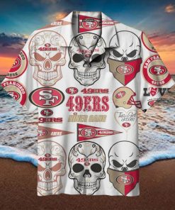 San Francisco 49ers Skull Limited Edition Hawaiian Shirt 3D All Over Print, Men, Women