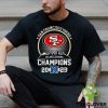 San Francisco 49ers Fanatics Branded 2023 NFC West Division Champions Conquer T Shirt