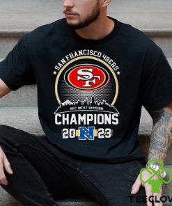 San Francisco 49ers Skyline 2023 Nfc West Division Champions Shirt