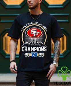 San Francisco 49ers Skyline 2023 Nfc West Division Champions Shirt