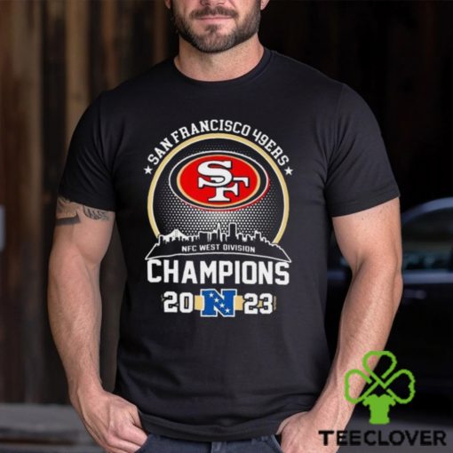 San Francisco 49ers Skyline 2023 Nfc West Division Champions Shirt