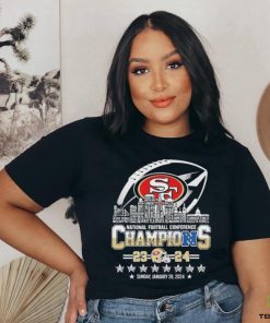 San Francisco 49ers Skyline Players Name National Football Conference Champions 2023 2024 Shirt