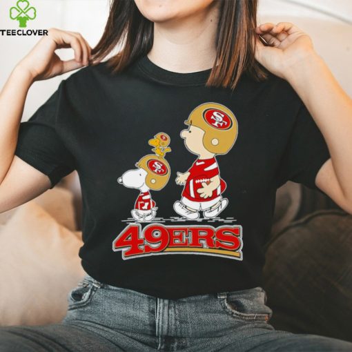 San Francisco 49ers Snoopy Charlie Brown and Woodstock hoodie, sweater, longsleeve, shirt v-neck, t-shirt