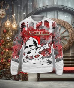 San Francisco 49ers Snoopy Dabbing The Peanuts Sports Football American Ugly Christmas Sweater