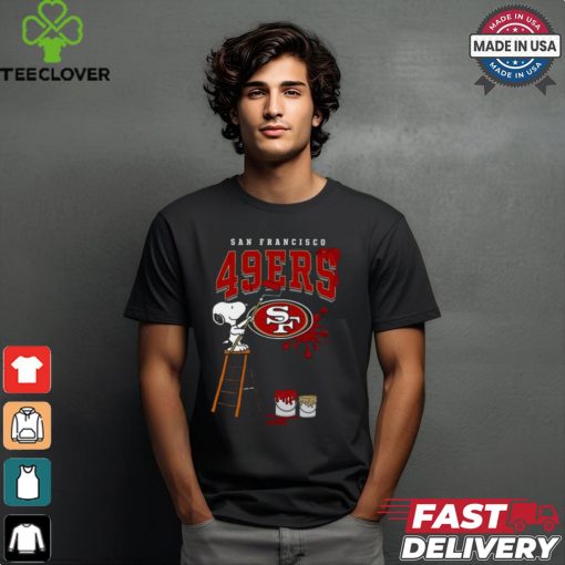 San Francisco 49ers Snoopy Painting Shirt