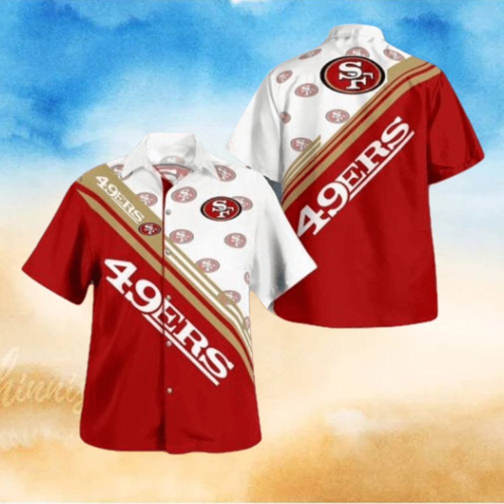 San Francisco 49ers Standard Paradise Hawaiian Shirt, San Francisco 49ers Apparel San Francisco 49ers Standard Paradise Hawaiian Shirt, San Francisco 49ers Apparel