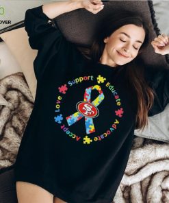 San Francisco 49ers Support Educate Advocate Accept Love Shirt