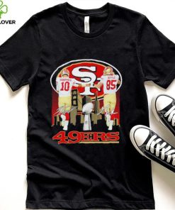 San Francisco 49ers T Shirt Jimmy Garoppolo And George Kittle Signatures