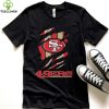 San Francisco 49ers T shirt San Francisco 49ers Scratch Nfl Long Sleeve, Ladies Tee