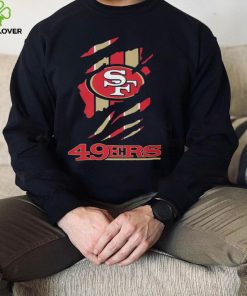 San Francisco 49ers T hoodie, sweater, longsleeve, shirt v-neck, t-shirt San Francisco 49ers Scratch Nfl Long Sleeve, Ladies Tee