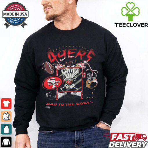 San Francisco 49ers Taz Bad To The Bone T shirt
