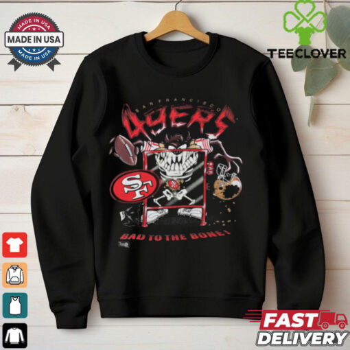San Francisco 49ers Taz Bad To The Bone T shirt