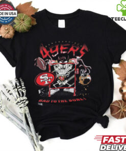 San Francisco 49ers Taz Bad To The Bone T shirt