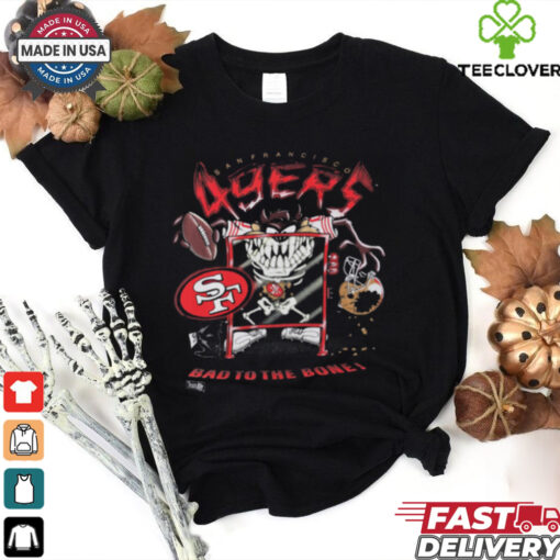San Francisco 49ers Taz Bad To The Bone T shirt