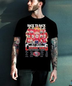 San Francisco 49ers Team Back To Back NFC West Division Champions Signatures Shirt 3 San Francisco 49ers Team Back To Back NFC West Division Champions Signatures Shirt