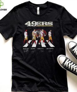 San Francisco 49ers Team Football Abbey Road Signatures Shirt