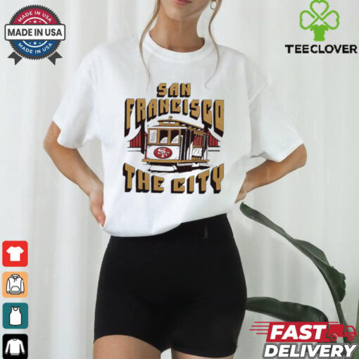San Francisco 49ers The City train head shirt