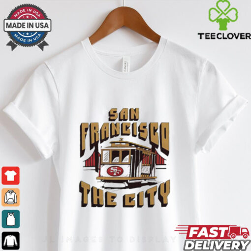San Francisco 49ers The City train head shirt