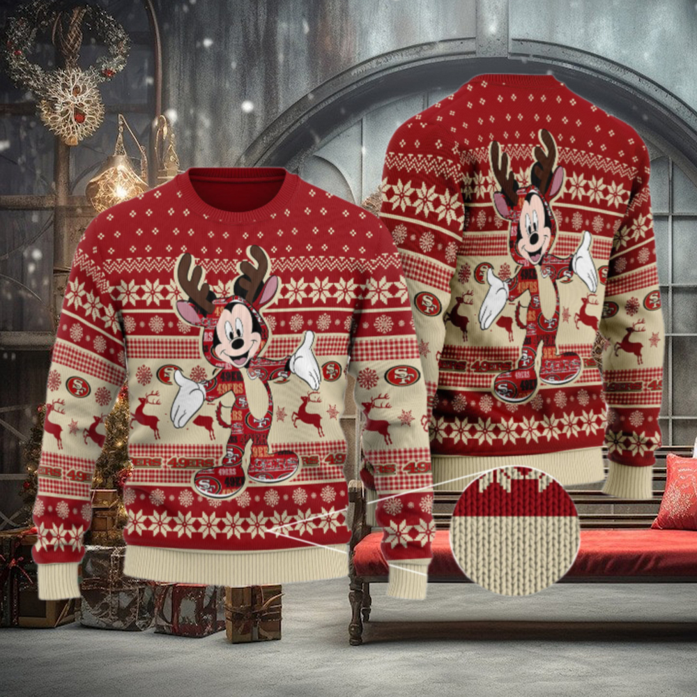 San Francisco 49ers Ugly Christmas Woolen Christmas Jumper Sweater San Francisco 49ers Ugly Christmas Woolen Christmas Jumper Sweater