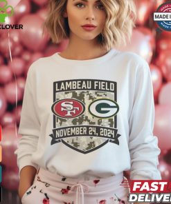 San Francisco 49ers Vs Green Bay Packers Lambeau Field November 24, 2024 Shirt 2 San Francisco 49ers Vs Green Bay Packers Lambeau Field November 24, 2024 Shirt