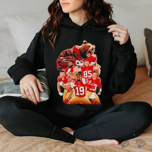 San Francisco 49ers bear and players hoodie, sweater, longsleeve, shirt v-neck, t-shirt