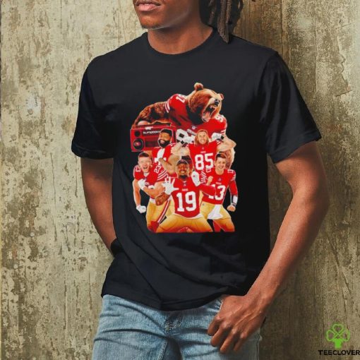 San Francisco 49ers bear and players hoodie, sweater, longsleeve, shirt v-neck, t-shirt