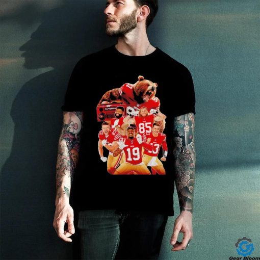 San Francisco 49ers bear and players hoodie, sweater, longsleeve, shirt v-neck, t-shirt