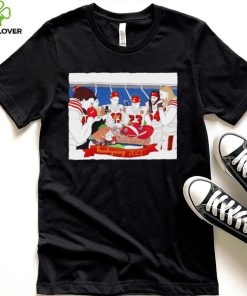 San Francisco 49ers cartoon party Thanksgiving 2023 shirt