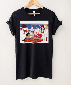 San Francisco 49ers cartoon party Thanksgiving 2023 shirt 3 San Francisco 49ers cartoon party Thanksgiving 2023 shirt