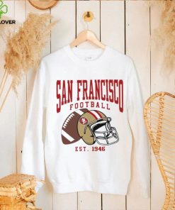 San Francisco 49ers football est. 1946 NFL helmet logo hoodie, sweater, longsleeve, shirt v-neck, t-shirt