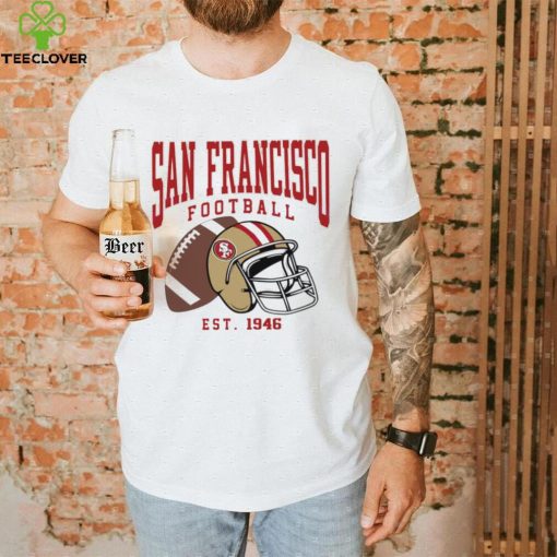 San Francisco 49ers football est. 1946 NFL helmet logo hoodie, sweater, longsleeve, shirt v-neck, t-shirt