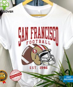 San Francisco 49ers football est. 1946 NFL helmet logo hoodie, sweater, longsleeve, shirt v-neck, t-shirt