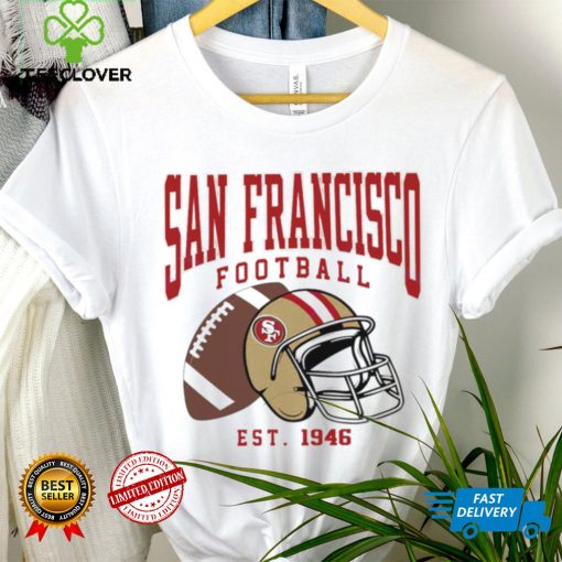 San Francisco 49ers football est. 1946 NFL helmet logo hoodie, sweater, longsleeve, shirt v-neck, t-shirt