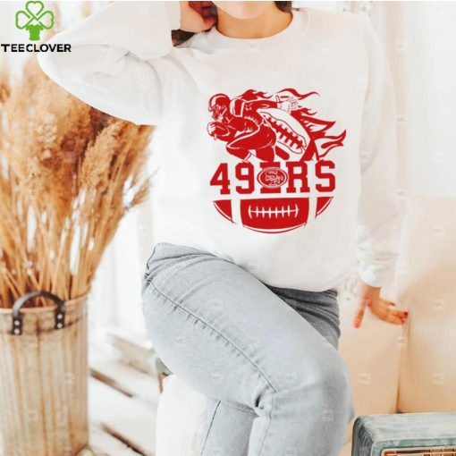 San Francisco 49ers football player half a ball logo hoodie, sweater, longsleeve, shirt v-neck, t-shirt