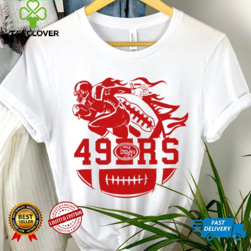 San Francisco 49ers football player half a ball logo hoodie, sweater, longsleeve, shirt v-neck, t-shirt