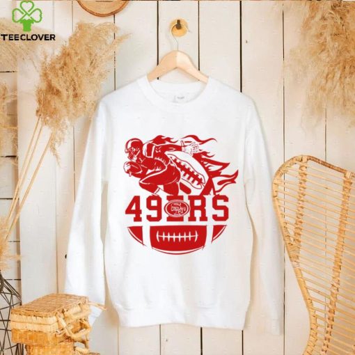 San Francisco 49ers football player half a ball logo hoodie, sweater, longsleeve, shirt v-neck, t-shirt