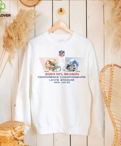 San Francisco 49ers vs Detroit Lions NFL Conference Championships season 2023 shirt