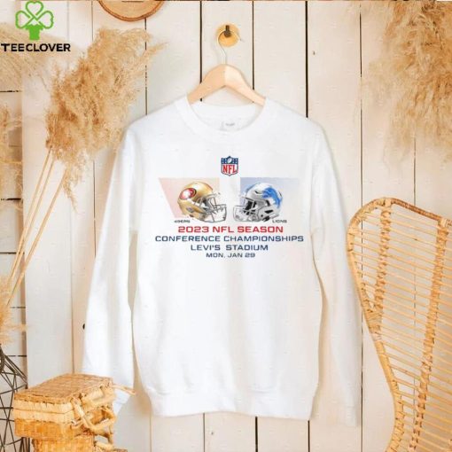 San Francisco 49ers vs Detroit Lions NFL Conference Championships season 2023 hoodie, sweater, longsleeve, shirt v-neck, t-shirt