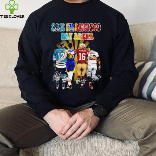 San Francisco Bay Arena legend players signatures Vintage hoodie, sweater, longsleeve, shirt v-neck, t-shirt