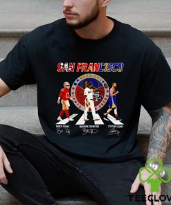 San Francisco Brock Purdy Brandon Crawford Stephen Curry signatures shirt