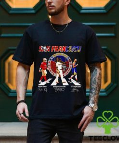 San Francisco Brock Purdy Brandon Crawford Stephen Curry signatures shirt