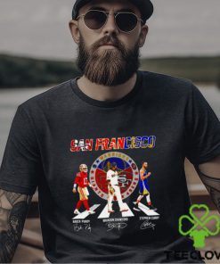 San Francisco Brock Purdy Brandon Crawford Stephen Curry signatures shirt