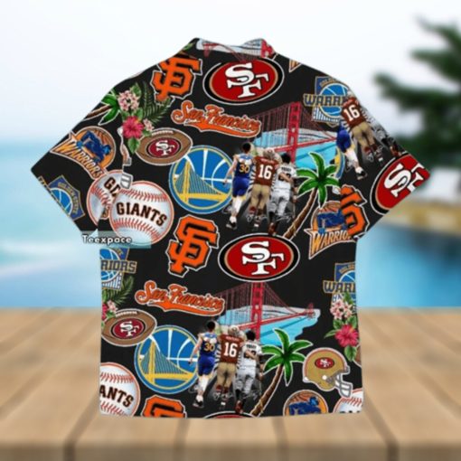 San Francisco City Of Champions Hawaiian Shirt  49ers Hawaiian Shirt  Aloha Shirt  Hawaiian Beach Short