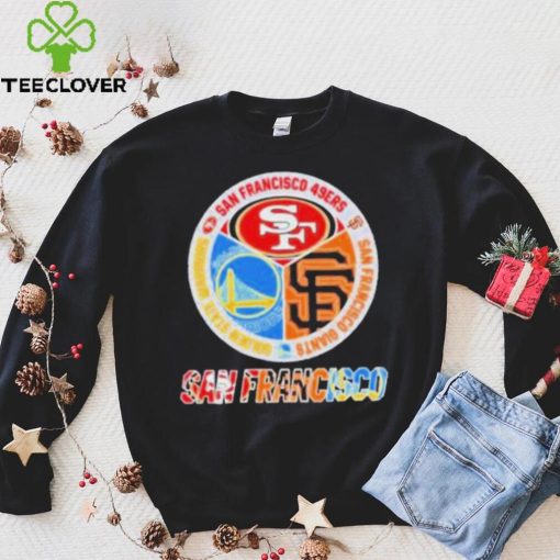 San Francisco City San Francisco 49Ers And San Francisco Giants And Golden State Warriors Logo 2023 shirt