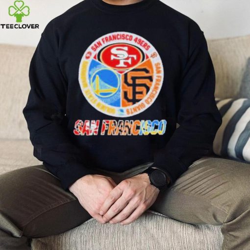 San Francisco City San Francisco 49Ers And San Francisco Giants And Golden State Warriors Logo 2023 shirt