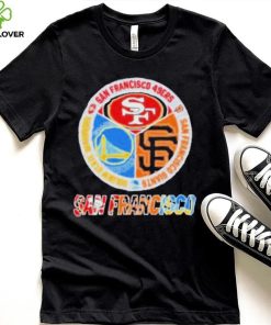 San Francisco City San Francisco 49Ers And San Francisco Giants And Golden State Warriors Logo 2023 shirt