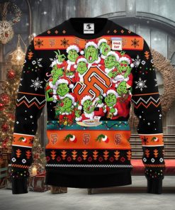 San Francisco Giants 12 Grinch Xmas Day Christmas Ugly Sweater