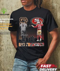 San Francisco Giants Blake Snell San Francisco 49ers Brock Purdy The Stars Signatures T shirt 2 San Francisco Giants Blake Snell San Francisco 49ers Brock Purdy The Stars Signatures T shirt