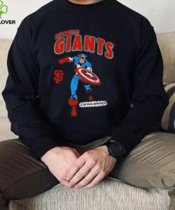 San Francisco Giants Captain America Marvel retro shirt